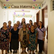 Equipo de CES durante la inauguración de Casa Materna Siltepec